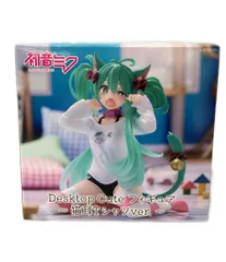 美品 タイトー 初音ミク Desktop Cute 初音ミク 猫耳Tシャツver. フィギュア