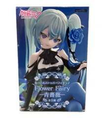 美品 フリュー 初音ミク ぬーどるストッパーフィギュア 初音ミク Flower Fairy -青薔薇- フィギュア