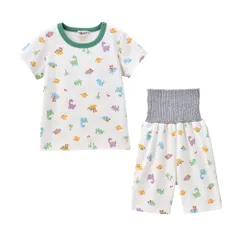 新品 [MIKIHOUSE HOT BISCUITS] [ミキハウス ホットビスケッツ] 半袖 パジャマ 男の子 女の子 ベビー キッズ 子供服 マルチカラー 100cm 70-7329-149