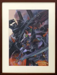 【中古】原画イラストボード エヴァンゲリオンANIMA 4巻表紙複製原画(箔押しサイン入り)