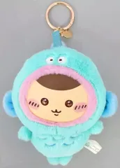 【中古】ぬいぐるみマスコット・ぬいぐるみバッジ くりまんじゅう×ハンギョドン Kiramekko 「ちいかわ なんか小さくてかわいいやつ×サンリオキャラクターズ」