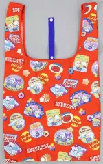 【中古】バッグ ステッカーパターン(オレンジ) スーパーマーケットなエコバッグ 「ちいかわ なんか小さくてかわいいやつ×サンリオキャラクターズ」