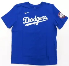 【中古】Tシャツ 大谷翔平#17(ロサンゼルス・ドジャース) ナイキ ネーム＆ナンバー 背番号 Tシャツ ブルー Lサイズ 「MLB Tokyo Series presented by Guggenheim」