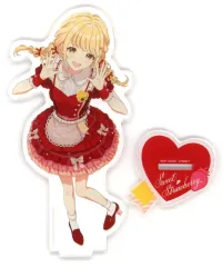 【中古】アクリルスタンド・アクリルパネル 藤田ことね スタンド付きビッグアクリルプレート～スウィートストロベリー～vol.1 「学園アイドルマスター」