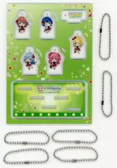 【中古】キーホルダー MORE MORE JUMP! コラボ限定ユニットチャームセット 「プロジェクトセカイ カラフルステージ! feat. 初音ミク×スシロー」 ユニットチャームセット付き限定セット6貫注文特典