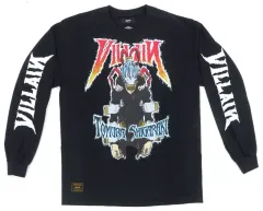 【中古】Tシャツ 死柄木弔 ロングスリーブTシャツ ブラック Sサイズ 「僕のヒーローアカデミア×glamb」