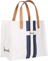 正規品コットン トートバッグ [ハロッズ] ショッピングバッグ ショルダーバック