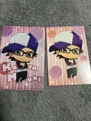 ダイヤのA ミニクリアファイル ポストカード付き　御幸一也　私服