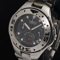新品電池/稼働 CASIO Edifice クロノグラフ ヴィンテージ メンズ