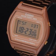 美品*CASIO Vintage ローズゴールド メッシュメタルバンド - メルカリ