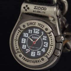 未使用/電池交換済】ZIPPO ビームライト ポケットウォッチ 懐中時計 