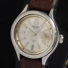 稼働 セイコー コーラス 2118-0200 手巻き シルバー文字盤 デイト 17石 レディース腕時計 KRH 2000000 NSK