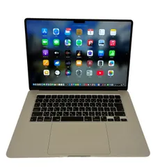 Apple MacBook Air 15.3インチ MQKU3J/A Apple M2 8GB SSD 256GB スターライト 充放電回数56回 ノートパソコン 動作確認済 【中古】 12601R17