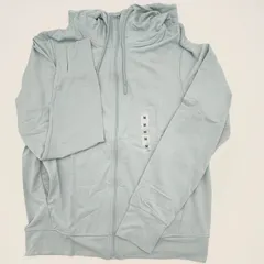 ☆【新品タグ付】ユニクロ AIRism UVカット フルジップパーカ M ブルー
