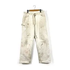 DICKIES　SHERWIN　WILLIAMS　ディッキーズ　シャーウィンウィリアムズ　W441720　ペンキプリント　ペインターパンツ　サイズW34×L32　別注モデル　ベルト付　ホワイト