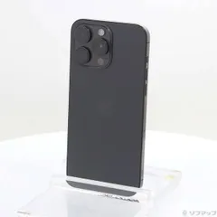 ソフマップ 〔中古品〕 iPhone15 Pro Max 256GB ブラックチタニウム MU6P3J／A SIMフリー【262】