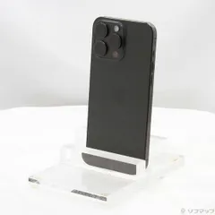 ソフマップ 〔中古品〕 iPhone15 Pro Max 256GB ブラックチタニウム MU6P3J／A SIMフリー【251】