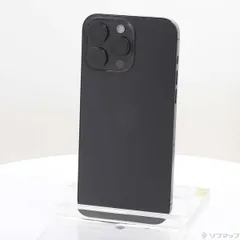 ソフマップ 〔中古品〕 iPhone15 Pro Max 256GB ブラックチタニウム MU6P3J／A SIMフリー【377】