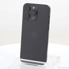 ソフマップ 〔中古品〕 iPhone15 Pro Max 256GB ブラックチタニウム MU6P3J／A SIMフリー【269】