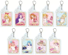 【新品】キーホルダー 【BOX】オールアイカツ!大衣装展!! パーツ付きアクリルキーホルダー 01.描き下ろしイラスト