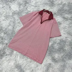 【完売】UNIQLO ポロシャツ ストライプデザイン (L) 軽快 カジュアル