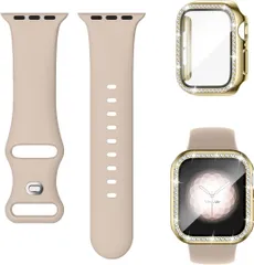 Apple Watchコンパチブルバンド シリコン キラキラ 245K1125
