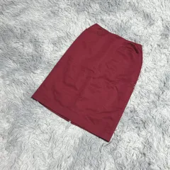 【美品】KUMIKYOKU ひざ丈タイトスカート 綿100% (2) カジュアル