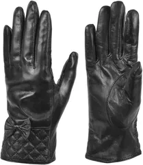 株式会社カツト ラム革 レザー 手袋 婦人 レディース 羊革 革手袋 黒 ビジネス 暖かい 本革 防寒 (TB-O-010,  M)