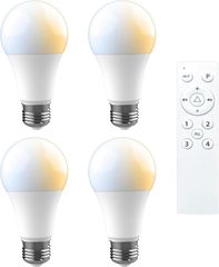 スマートLED電球 TOLIGO E26 4個＋リモコン 調光調色 アレクサ対応