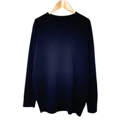 良品 MUSE de Deuxieme Classe ミューズ ドゥーズィエムクラス CAPRI クルーネックプルオーバー ニットセーター ネイビー レディース 古着 中古 USED