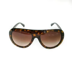 美品 GIORGIO ARMANI ジョルジオアルマーニ べっ甲柄 デミ柄 セルフレーム サングラス 眼鏡 アイウェア AR8039 5026/13 ブラウン レディース 古着 中古 USEDのサムネイル
