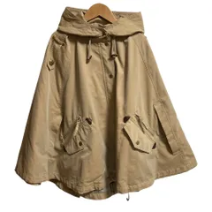新品同様 BURBERRY BLUE LABEL バーバリーブルーレーベル トレンチ ケープコート サイズ38 ベージュ レディース 古着 中古 USED