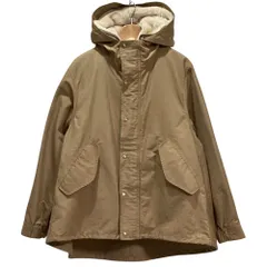 美品 AER ADAM ET ROPE エーイーアール アダムエロ ペ モールスキン ショートモッズブルゾン GAL-59500-B サイズF ベージュ レディース 古着 中古 USED