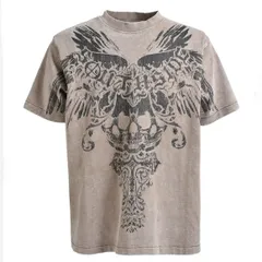 定価以下　お値下げ　【新品未使用】SKULL WING LOGO TEE / DUST BR25SS-C5006-DUST　ブレス　BREATH　Tシャツ　BADHOP　バッドホップのサムネイル