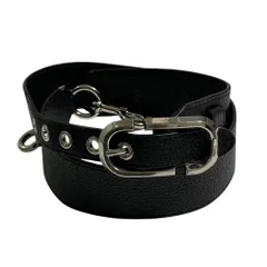 美品 Marc Jacobs マークジェイコブス JJロゴ ショルダーストラップ ブラック メンズ レディース 古着 中古 USED