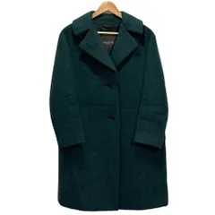 良品 MACKINTOSH マッキントッシュ Lanificio Luigi Ricceri生地 アルパカ カシミヤ チェスターコート 38 グリーン  レディース 古着 中古 USEDのサムネイル