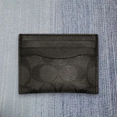 COACH コーチ カードケース 58110 cqbk チャコール×ブラックCO-321