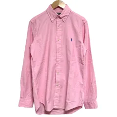 美品 POLO RALPH LAUREN ポロラルフローレン コーデュロイ ロングスリーブ ボタンダウン BDシャツ XSサイズ ピンク レディース 古着 中古 USED