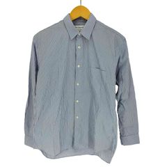 L.E.J 長袖 ストライプシャツ L イタリア Made in Italy - メルカリ