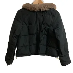 美品 24AW MISCH MASCH ミッシュマッシュ フードファーショートダウン サイズS ブラック レディース 古着 中古 USEDのサムネイル