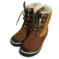 美品 KEENキーン ELSA BOOT WP エルサブーツ ブラウン サイズ23.5cm マスタード レディース 古着 中古 USEDのサムネイル