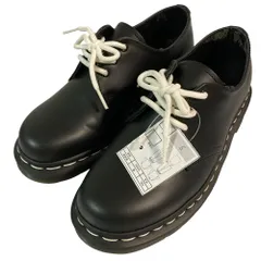 良品 Dr. Martens ドクターマーチン 1461 WS ホワイトステッチ 3ホールシューズ UKサイズ4 約23.5cm ブラック レディース 古着 中古 USED