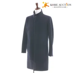 ■ Theory セオリー コート アウター 無地 ボタン メンズ レディース 36 ネイビー