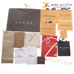 ■ ルイヴィトン グッチ ブルガリ ディオール 空箱 ケース ショッパー 14点セット まとめ売り 紙袋 ボックス 小物入れ リボン付き