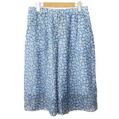 自由区 美品 40 洗える オルタンシアフルールプリントスカート