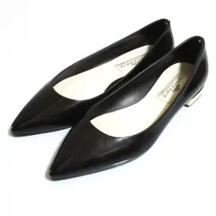 良品 TEMPERATE テンパレイト レインシューズ パンプス サイズ40 約24.5cm ブラック レディース 古着 中古 USED