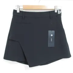 未使用 25SS DESCENTE GOLF デサントゴルフ ラップスカート風 ショートパンツ DG5SHP03L Sサイズ ブラック レディース 古着 中古 USEDのサムネイル