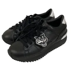 新品同様 Onitsuka Tiger オニツカタイガー LAWNSHIP PF ローンシップ 厚底 スニーカー 1183A531 サイズUS4.5 23cm ブラック レディース 古着 中古 USED