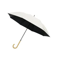 MasterUmbrella 日傘 完全遮光 長傘メンズ 撥水耐風 日傘兼用雨傘 レディース 遮熱効果 熱中症対策 遮光 100 UVカット 超軽量 ワンタッチ 8本骨 傘 男女兼用 携帯しやすい (ライトイエロー) 0