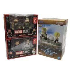 トイ3箱セット happyくじ BE@RBRICK 100% ペアボックス賞 C + D + ワンピース フィギュア サンジ&ゼフ 【新品未開封品】 22511K552a